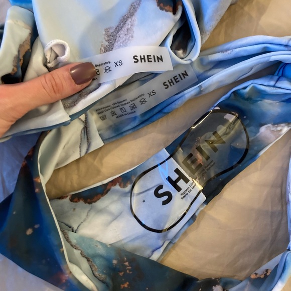 Blue Marble Bikini Bathing Suite - Picture 7 of 7